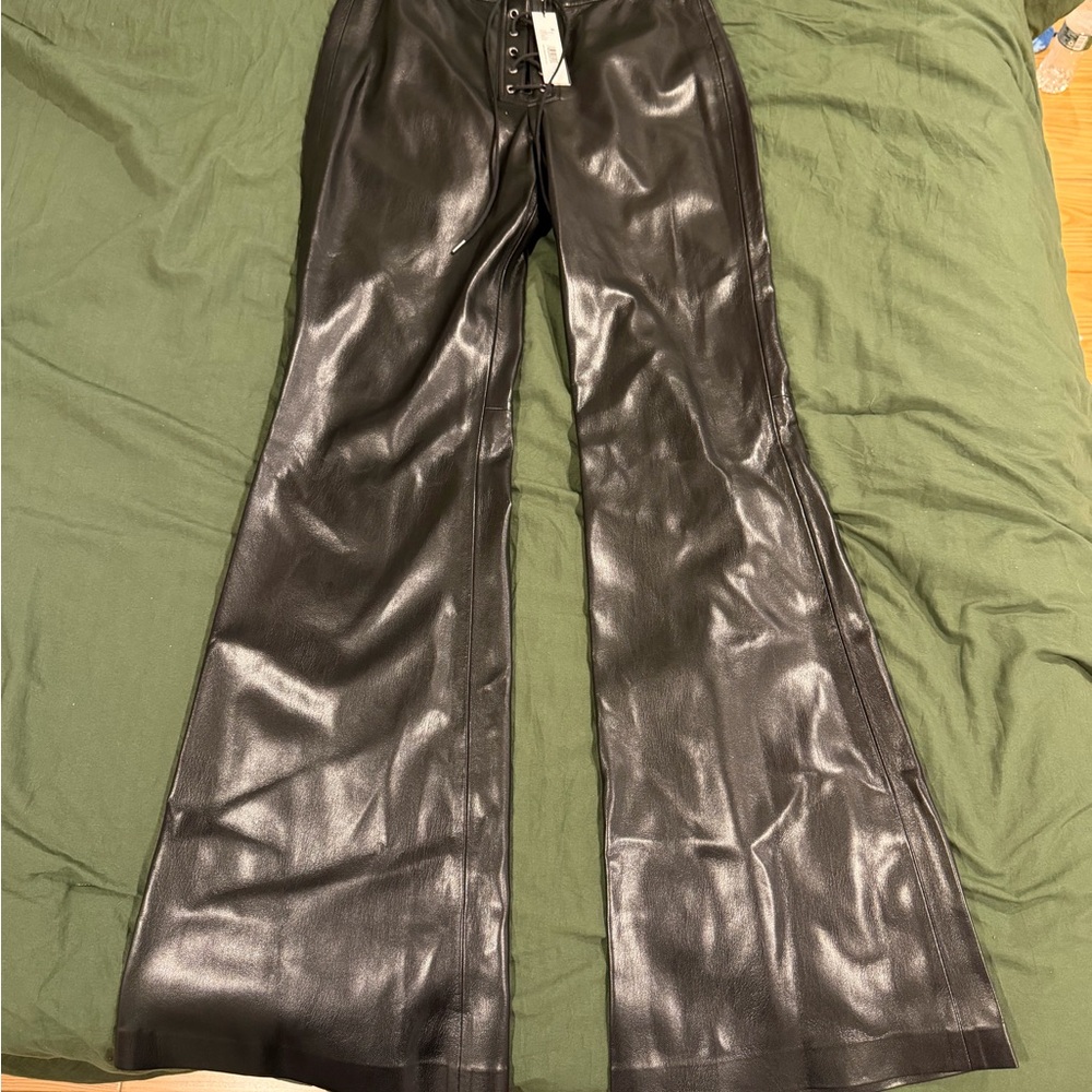 Alice + Olivia Black Flare Pants